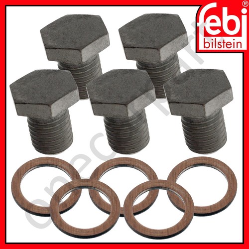 Oil sump drain plug and - oil,