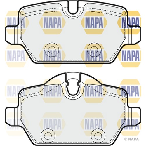 Brake pads set for mini - set, cooper