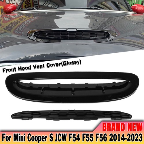 Gloss black hood scoop - black,