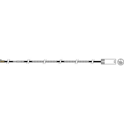 Rear brake pad - brake, sensor