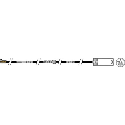 Front brake pad - pad, wear