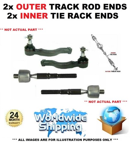 Track rod rack ends 2xouter - rod,