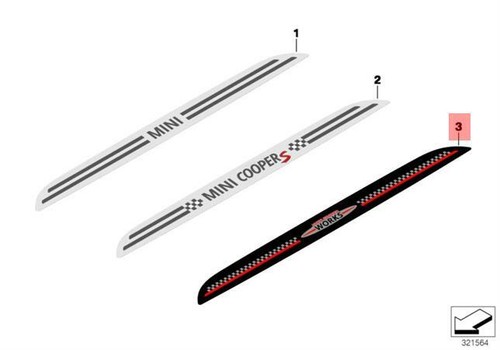 Genuine mini paceman r61 jcw - genuine,