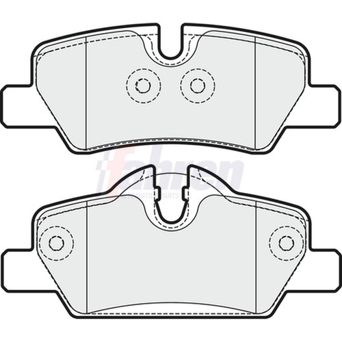 Brake pads set for mini - brake,