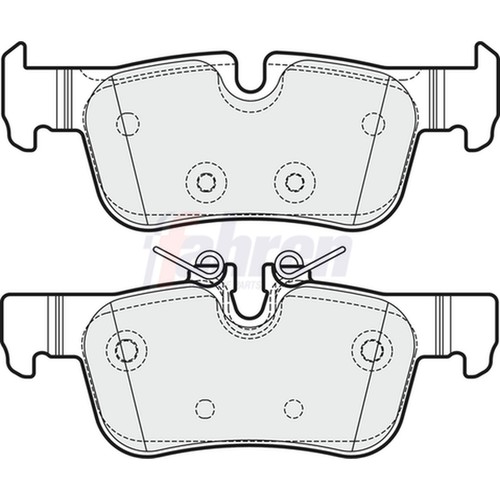 Brake pads set - brake, jcw