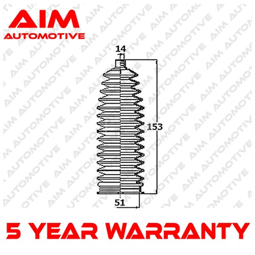 Steering rack boot - steering, set