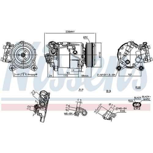 Air con compressor for - con, mini