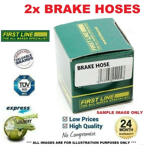 Rear brake hoses - 2x,