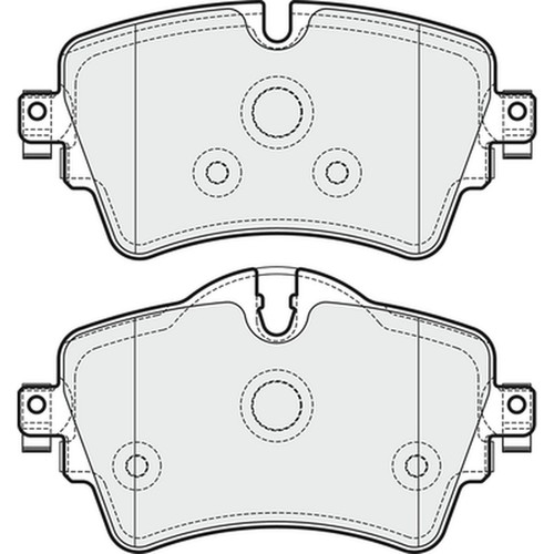 Brake pads set - set, mini