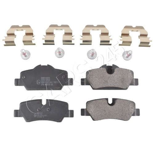 Rear disc brake pad - disc, febi