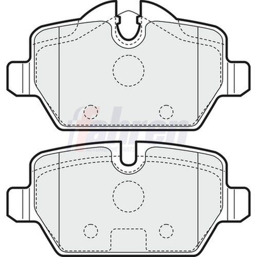 Brake pads set for - for, cooper