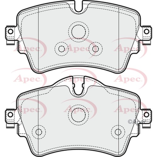 Brake pads set for mini - brake,