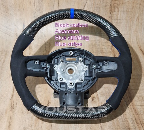 Genuine carbon suede steering - suede,