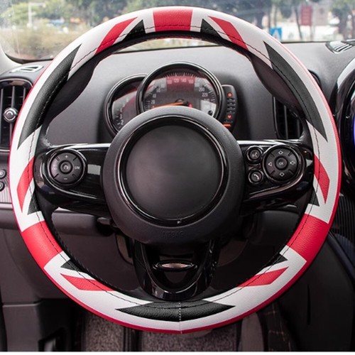 Leather steering wheel - leather,