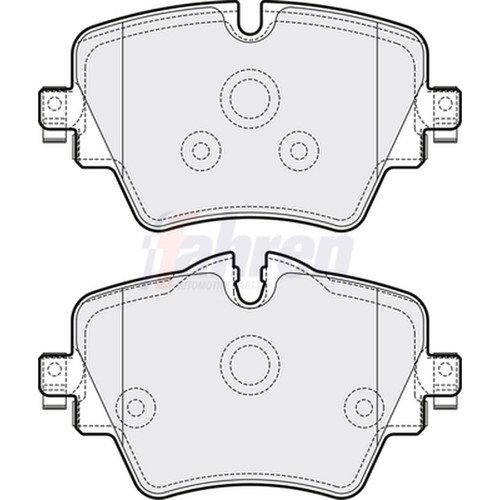 Brake pads set for - set,