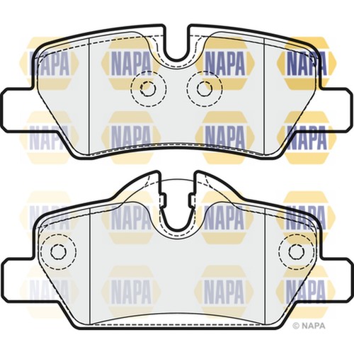 Brake pads set for mini - pads, cooper