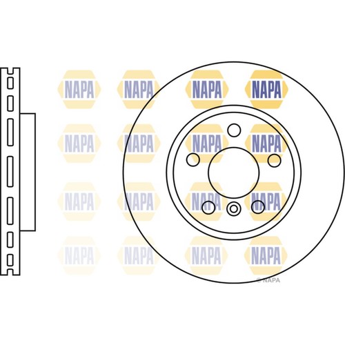 Brake discs vented for - 2x, mini