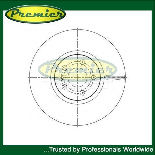 Premier front brake disc - premier,