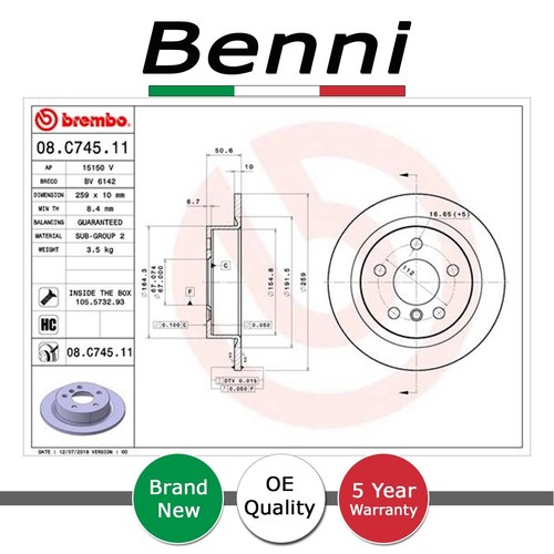 Brake discs rear - discs,