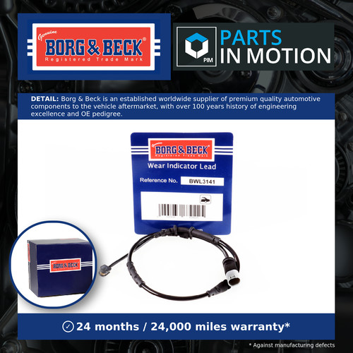 Brake pad wear indicator - brake,